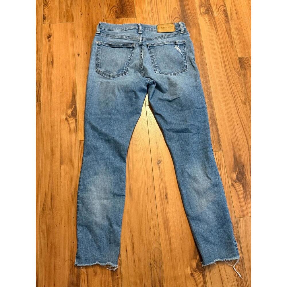 Lucky Brand Distressed Blue Skinny Jeans Mid Rise Women’s 28 - Picture 6 of 6